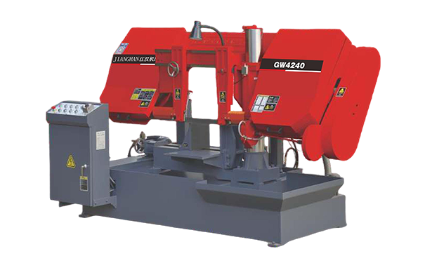 南城街道GW4240双柱卧式带锯床